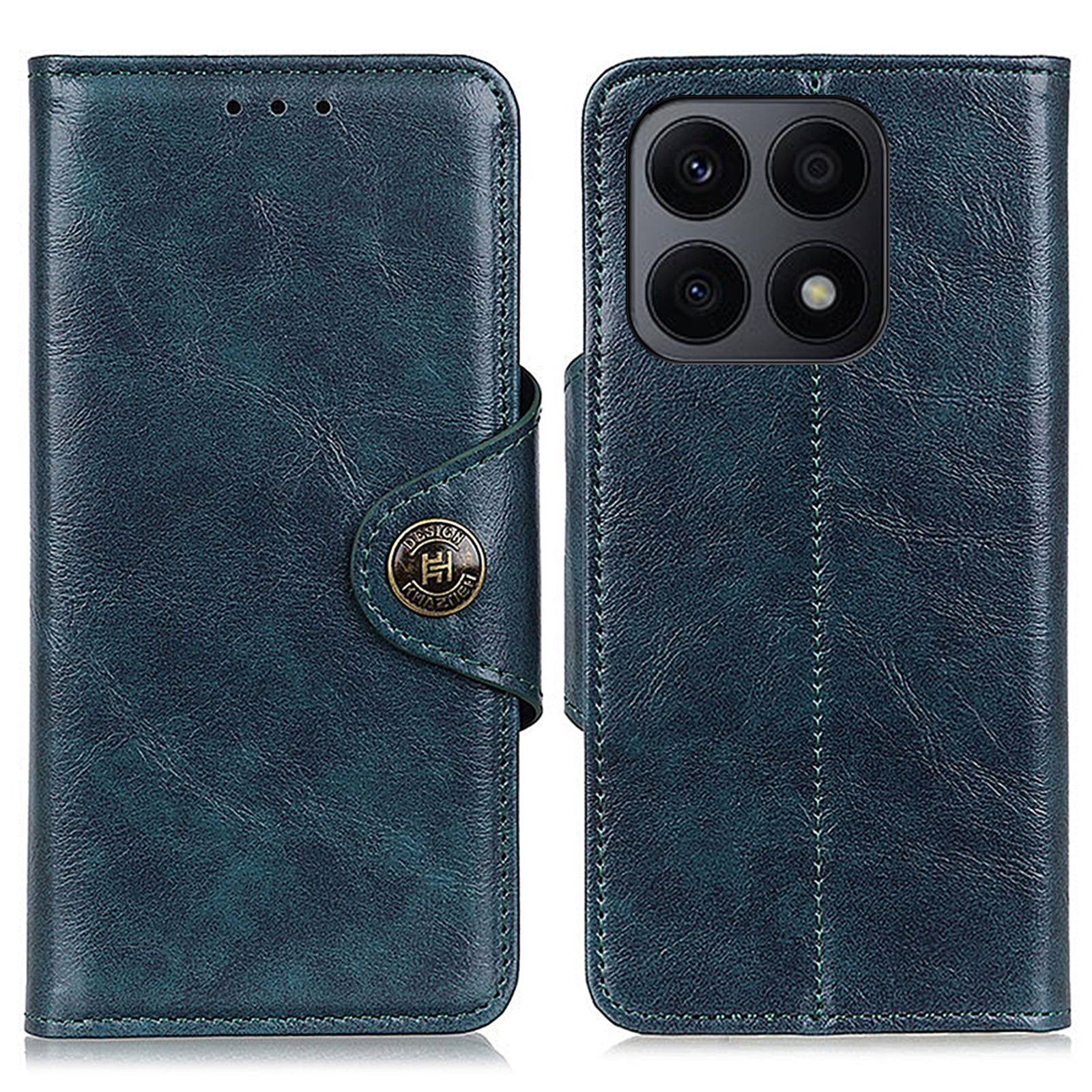 KHAZHEN For Honor X8a 4G PU Leather Case Wallet Design Textured Stand Protective Cover KHAZHEN For Honor X8a 4G PU Leather Case Wallet Design Textured Stand Protective Cover